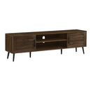  Monarch I 2717 72" TV Stand - Brown Wood-Look IMAGE 1