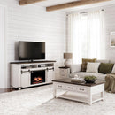  Jofran Madison County 1706-FP6432R Electric Fireplace Media Console IMAGE 3