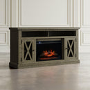  Jofran Telluride 2230-FP6032 Electric Fireplace Media Console - Driftwood IMAGE 8