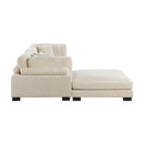  Mazin Furniture Traverse 8555BE*4OT 4 pc Modular Sectional with Ottoman IMAGE 7