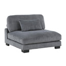 Mazin Furniture Traverse 8555GY*4OT 4 pc Modular Sectional with Ottoman IMAGE 15