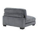  Mazin Furniture Traverse 8555GY*4OT 4 pc Modular Sectional with Ottoman IMAGE 17