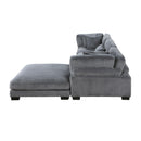  Mazin Furniture Traverse 8555GY*4OT 4 pc Modular Sectional with Ottoman IMAGE 6