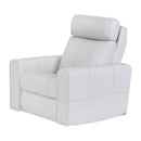  Elran Kendall Power Leather Match Recliner Kendall 40582-OPH Power Recliner with Adjustable Headrest IMAGE 1