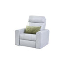  Elran Kendall Power Leather Match Recliner Kendall 40582-OPH Power Recliner with Adjustable Headrest IMAGE 2