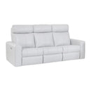  Elran Kendall Power Reclining Leather Match Sofa Kendall 4058-125/4058-410/4058-135 Power Sofa Recliner with Adjustable Headrest IMAGE 1