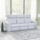  Elran Kendall Power Reclining Leather Match Sofa Kendall 4058-125/4058-410/4058-135 Power Sofa Recliner with Adjustable Headrest IMAGE 2