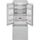 Bertazzoni 36-inch built-in French Door Refrigerator with ice maker and internal water dispenser REF36FDBZPNV/24 IMAGE 1