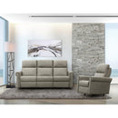  Elran Renee Power Fabric Recliner Renee 40092-CLD-OPH Cloud Zero Power Recliner with Power Headrest IMAGE 2