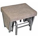 PEL International Fabric Ottoman 971-15 (4932-27) Footstool IMAGE 1