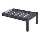 C.R. Plastic Products Tofino DSF289-18 Chaise Extension - Slate Grey IMAGE 1
