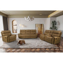  Primo International Maxton Reclining Sofa Maxton Reclining Sofa - Crackle Saddle IMAGE 2