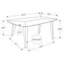  Monarch I 1364 Dining Table - Brown Walnut IMAGE 3