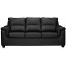  Aman Furniture 4900 Sofa - Black IMAGE 1