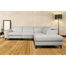 Primo International Salida Power Reclining Leather Match 2 pc Sectional Salida 2 pc Power Reclining Sectional - Grey IMAGE 6