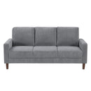  Mazin Furniture 9520GRY-3 Sofa IMAGE 1