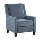 Mazin Furniture 98505BU-1 Push-Back Reclining Chair IMAGE 2