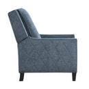 Mazin Furniture 98505BU-1 Push-Back Reclining Chair IMAGE 4