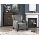 Mazin Furniture 98505GY-1 Push-Back Reclining Chair IMAGE 6