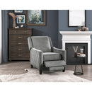 Mazin Furniture 98505GY-1 Push-Back Reclining Chair IMAGE 7