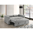 Mazin Furniture Wodehouse 99025LGY-3CL Sofa Bed with 2 Pillows IMAGE 8