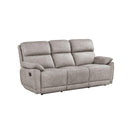  Mazin Furniture Oliphant 99029TP-3 Double Reclining Sofa, Taupe IMAGE 2