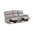  Mazin Furniture Oliphant 99029TP-3 Double Reclining Sofa, Taupe IMAGE 3