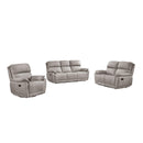  Mazin Furniture Oliphant 99029TP-3 Double Reclining Sofa, Taupe IMAGE 4