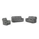 Mazin Furniture Russka 99031GY-3 Double Reclining Sofa, Grey IMAGE 3