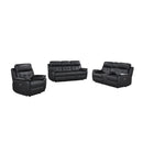 Mazin Furniture Oliver 99032PBLK-1 Power Reclining Chair, Black IMAGE 4