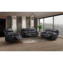 Mazin Furniture Oliver 99032PBLK-3 Power Reclining Sofa, Black IMAGE 7