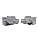  Mazin Furniture Casper 99077GRY-2C Double Reclining Loveseat with Console IMAGE 4