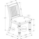  Monarch I 1265 Set of 2 Dining Chairs - Beige IMAGE 5