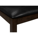  Monarch I 1332 37"H Dining Chair - Espresso/Black Pu Seat IMAGE 8