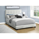  Monarch I 5801F Full Bed - Light Grey Boucle Fabric IMAGE 1