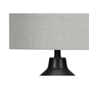 Monarch I 9701 24"H Table Lamp - Black Concrete/Grey Shade IMAGE 5