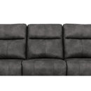 Primo International Bruce Reclining Polyurethane Sofa Bruce Reclining Sofa - Smoke IMAGE 5