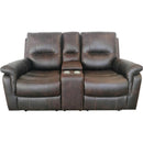  Primo International Keaton Power Reclining Loveseat with Console Keaton Power Reclining Loveseat - Crackle Brown IMAGE 1