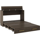  SUA-V Triade Queen Cabinet Bed Triade C6009.92.UK + MATQ1.8D Cabinet Bed with Mattress (Queen) IMAGE 3