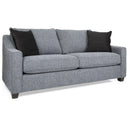Decor-Rest Furniture Stationary Fabric Sofa 2981 Sofa - Spritz Blue IMAGE 1