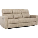  Primo International Bruce Reclining Sofa - Taupe IMAGE 1