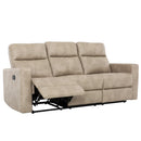  Primo International Bruce Reclining Sofa - Taupe IMAGE 2