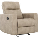  Primo International Bruce Glider Recliner - Taupe IMAGE 1