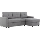 Primo International Mason Sleeper Sectional - Canvas Smoke IMAGE 1