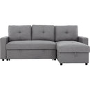  Primo International Mason Sleeper Sectional - Canvas Smoke IMAGE 3