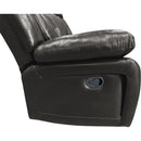 Primo International Reclining 3 pc Sectional UM1954 3 pc Sectional - Black IMAGE 6
