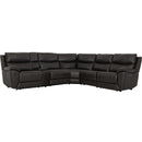  Primo International Heritage Power Reclining Leather Match 6 pc Sectional Knox 6-Piece Dual Power Sectional - Espresso IMAGE 1