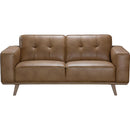  Primo International Barksdale Stationary Polyurethane Loveseat Durant Loveseat - Tan IMAGE 1