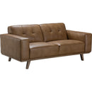  Primo International Barksdale Stationary Polyurethane Loveseat Durant Loveseat - Tan IMAGE 2