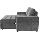  Primo International Casa Sienna Fabric Sofabed Chapin Media Sleeper - Dark Grey IMAGE 4